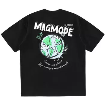 Футболка унисекс magmode, Черный