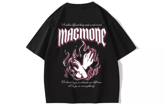 Футболка унисекс magmode, Черный