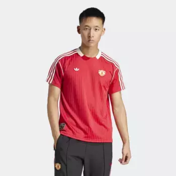 Футболка унисекс Manchester United Adidas Terrace Icons, красный