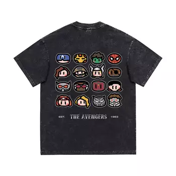 Футболка унисекс MARVEL, Navy
