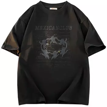 Футболка унисекс MEXICAN, темно-синий