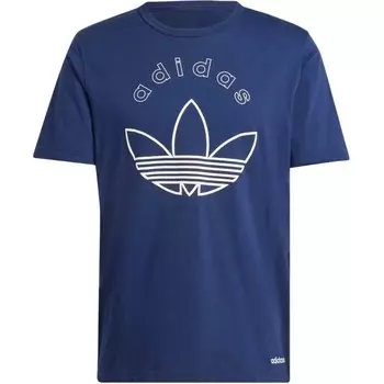 Футболка унисекс Midnight Indigo Adidas Originals, индиго