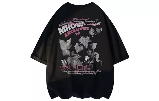 Футболка унисекс MIIOW, черный