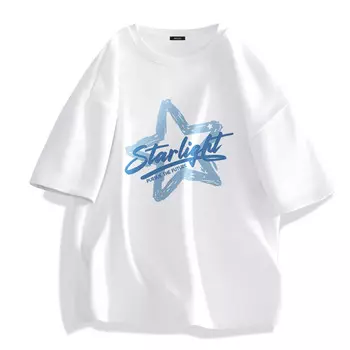 Футболка унисекс Miniso, цвет Glacier Blue (Romantic Star)