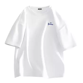 Футболка унисекс MINISO, Glacier Blue (B Blue Mood Chest Logo)