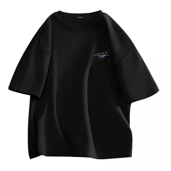 Футболка унисекс MINISO, White Dreamy Wave Chest Logo