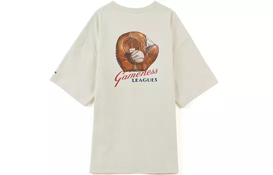 Футболка унисекс Mizuno, Крем