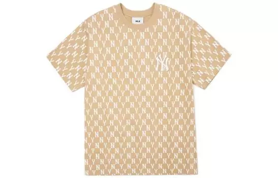 Футболка унисекс MLB, Бежевый