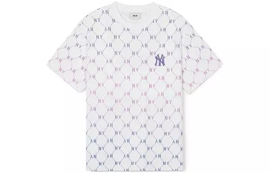 Футболка унисекс Mlb, фиолетовый