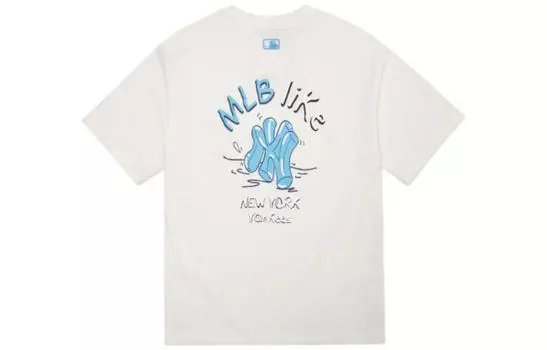 Футболка унисекс MLB, слоновая кость