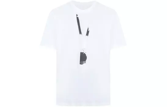 Футболка унисекс Mm6 Maison Margiela, белый