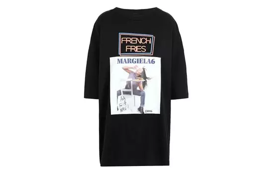 Футболка унисекс Mm6 Maison Margiela, черный