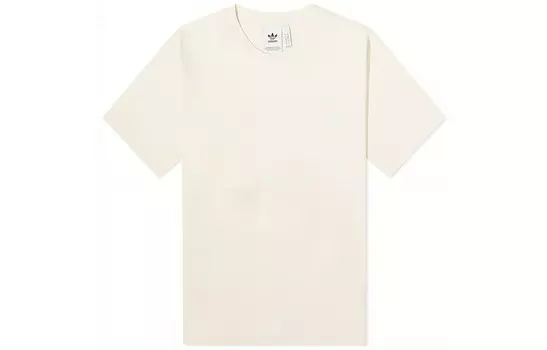 Футболка унисекс молочно-белая Adidas Originals, слоновая кость