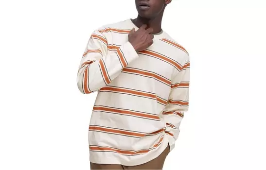 Футболка унисекс молочно-белая Uniqlo, слоновая кость