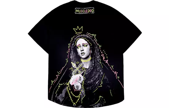 Футболка унисекс Muscle Dog, черный