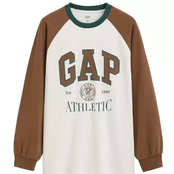 Футболка унисекс на осень и зиму GAP, серый