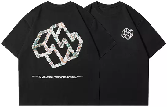 Футболка унисекс NBNO, цвет Black