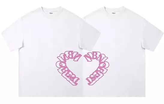 Футболка унисекс Nbno, Женщины, Серо-коричневый