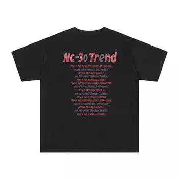 Футболка унисекс Nc-30, Белый (100% хлопок)