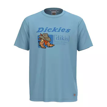 Футболка унисекс небесно-голубая Dickies, голубой