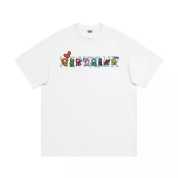 Футболка унисекс NEXTOUR, белый/серый