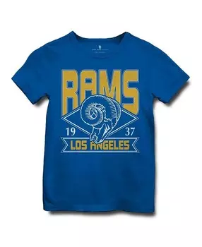 Футболка унисекс NFL Los Angeles Rams Overtime - Little Kid, Big Kid Junk Food Clothing, синий