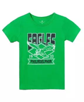 Футболка унисекс NFL Philadelphia Eagles Overtime — Little Kid, Big Kid Junk Food Clothing, зеленый