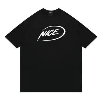 Футболка унисекс NICEID, Upgraded Black, New Craft Neckline