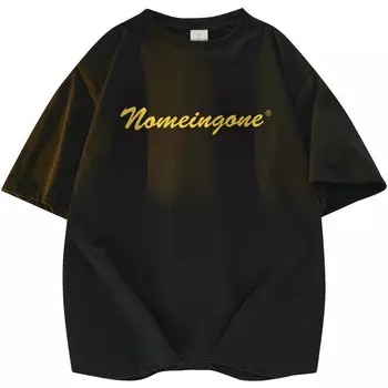 Футболка унисекс Nome, черный/желтый