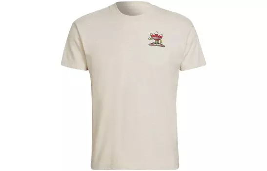 Футболка унисекс Off White Adidas Originals, кремовый