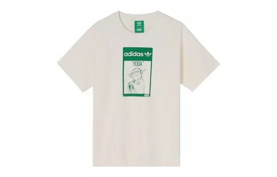 Футболка унисекс Off White Adidas Originals, кремовый