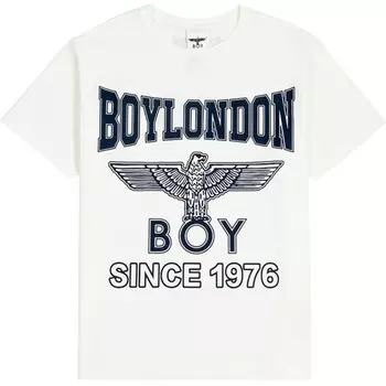 Футболка унисекс Off White Boy London, кремовый