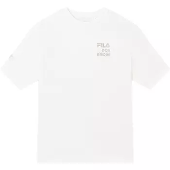 Футболка унисекс Off-white Fila, кремовый