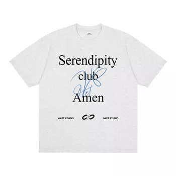 Футболка унисекс Oket, серый