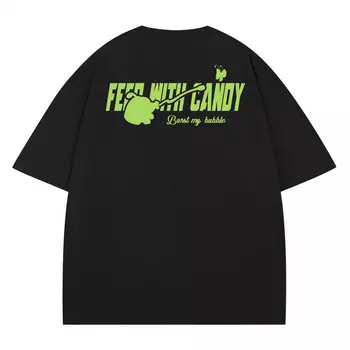 Футболка унисекс Om Nom, черный