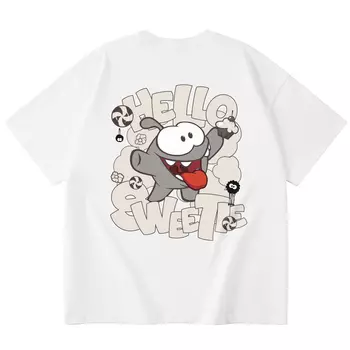 Футболка унисекс OM NOM Ohm, Розовый