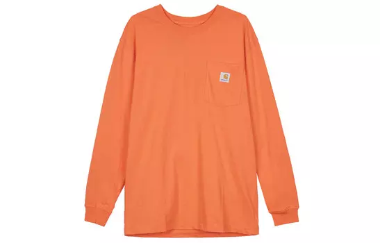 Футболка унисекс оранжевая Carhartt, оранжевый