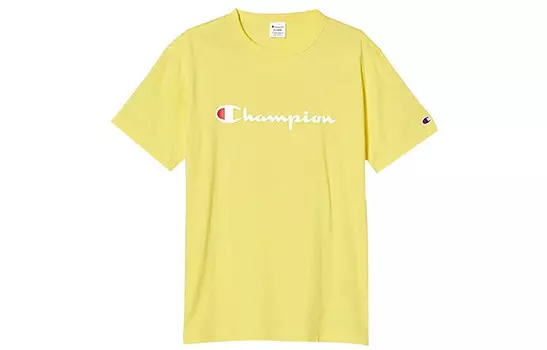 Футболка унисекс оранжевая Champion, оранжевый