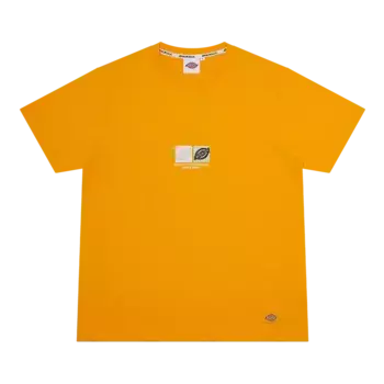 Футболка унисекс оранжевая Dickies, оранжевый