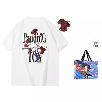 Футболка унисекс Paddington Bears, розовый