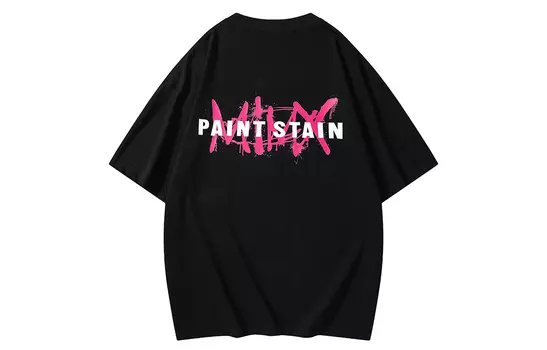 Футболка унисекс Paint Stain, Бургундия