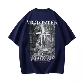 Футболка унисекс PAKA, темно-синий