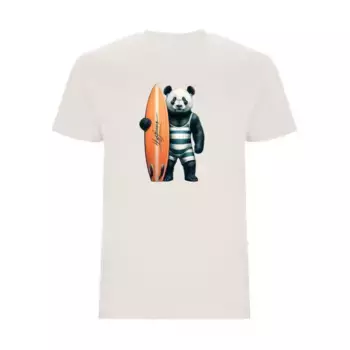 Футболка унисекс Panda Surf Vintage Hysteresis, бежевый