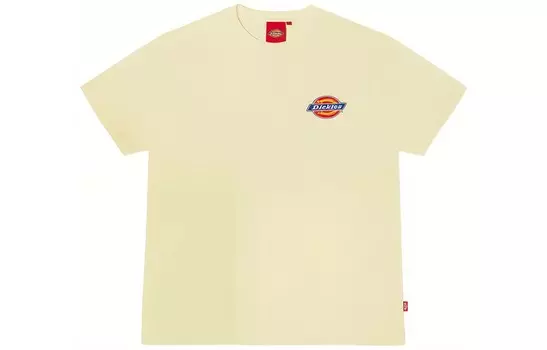 Футболка унисекс пастельно-желтая Dickies, светло-желтый