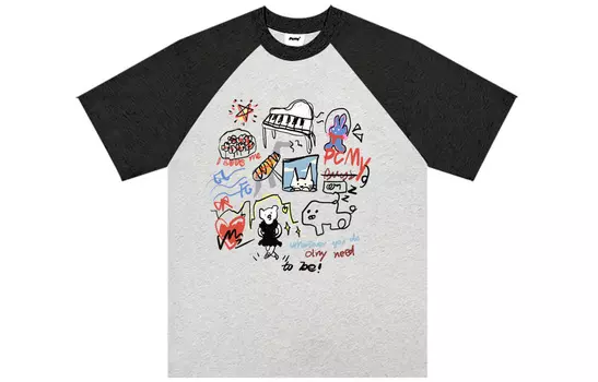 Футболка унисекс PCMY, Белый + Черный