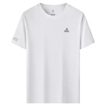 Футболка унисекс PEAK, Белые короткие рукава