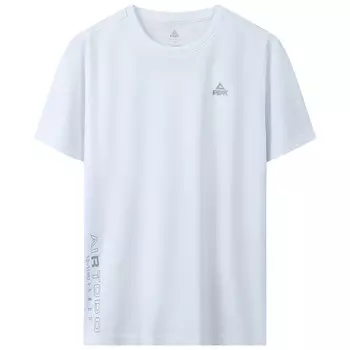 Футболка унисекс Peak, цвет Grey short-sleeved shirt + greeting card (random style) + gift box + socks (random 2 pairs)