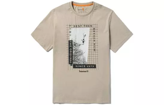 Футболка унисекс песочная Timberland, цвет Sand