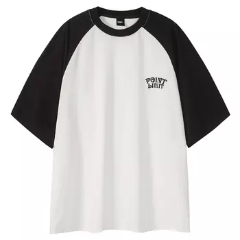 Футболка унисекс POINTLIMIT, белый/черный