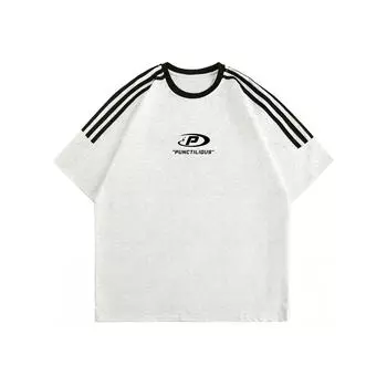 Футболка унисекс PUNCTILIOUS, черный/серый